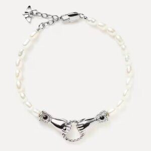 Missoma Harris Reed In Good Hands Pearl Bracelet